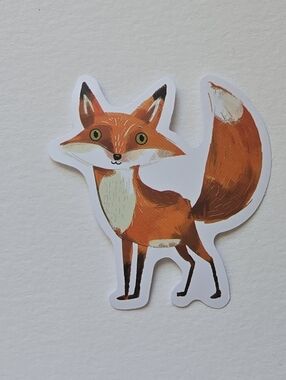 10/$10 Cute Orange Fox Sticker